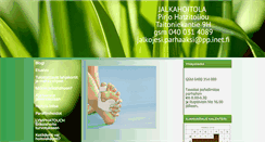 Desktop Screenshot of jalkojesiparhaaksi.fi