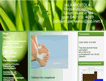 Tablet Screenshot of jalkojesiparhaaksi.fi